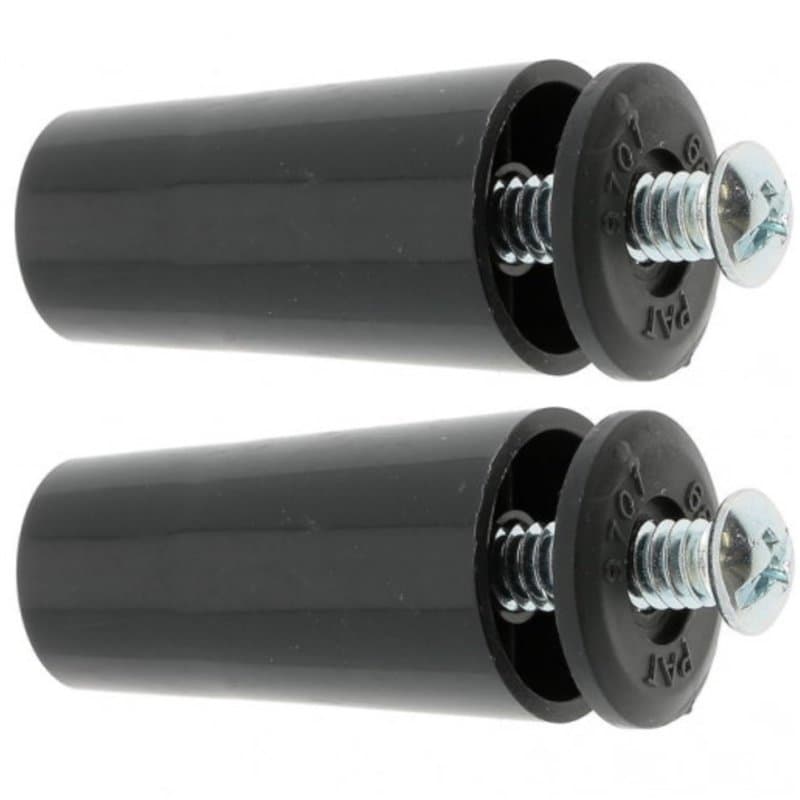 cyclingcolors 2x Butée d'arrêt de lame finale de volet roulant cône Ø22mm longueur 40mm en PVC avec rondelle et vis Store Fenêtr