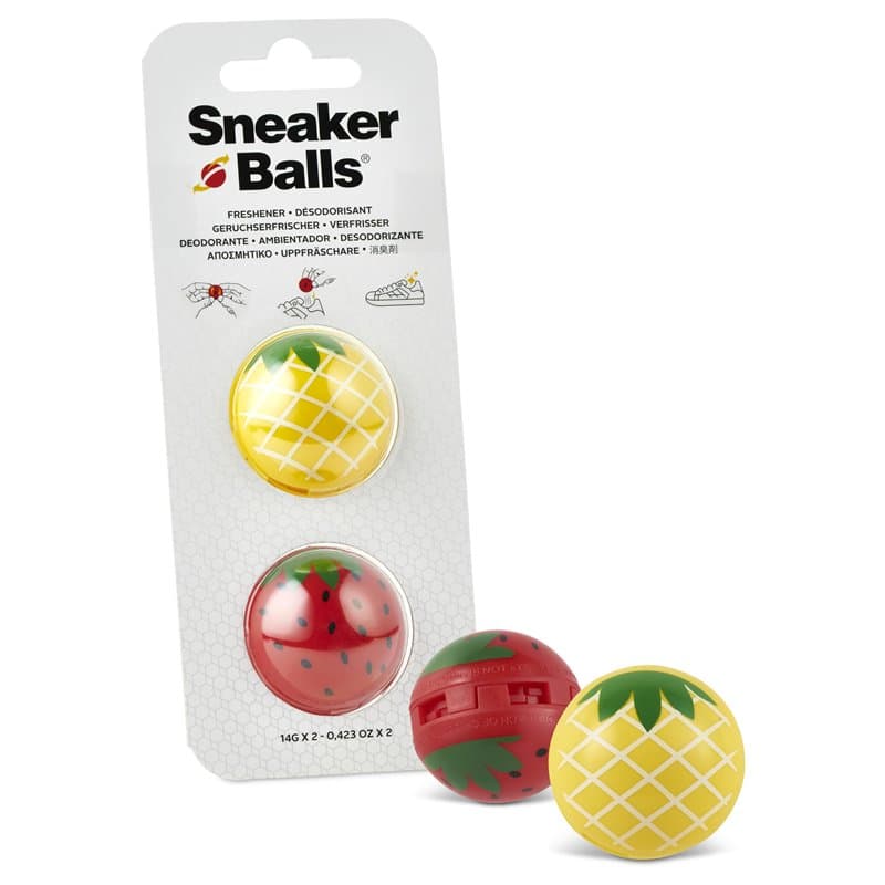 Sneaker Balls Déodorant & Boules Rafraîchissantes, Élimine les Odeurs de Chaussures/Sacs de Sport/Casiers, Diamètre 3,8 cm, Acti
