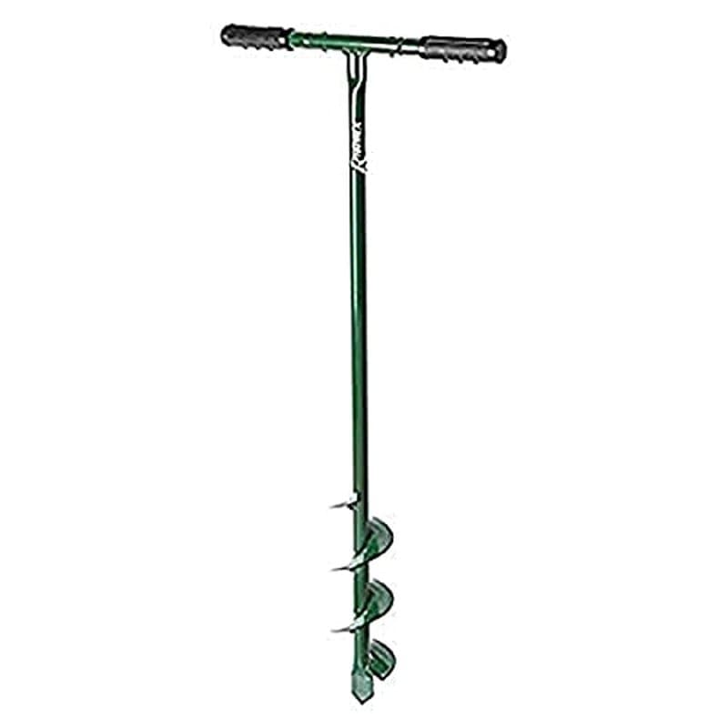 Ribiland 05496 Tarière Manuelle avec Fraise Vert 150 mm
