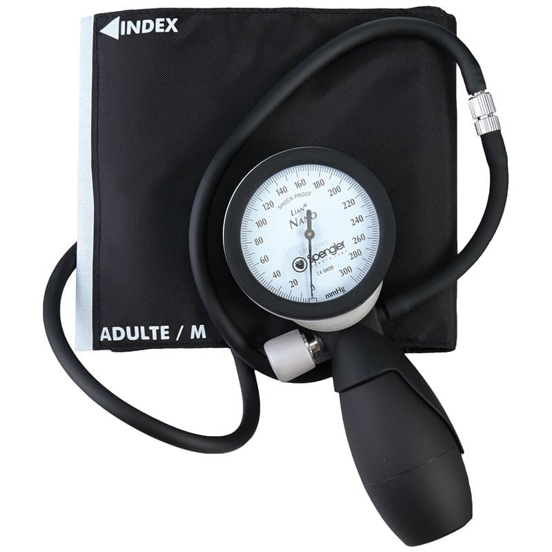 SPENGLER Lian Nano, Tensiomètre Mécanique pour mesure de la Pression Artérielle, Résistant, Précis, Mécanisme Horloger, Poire Gr