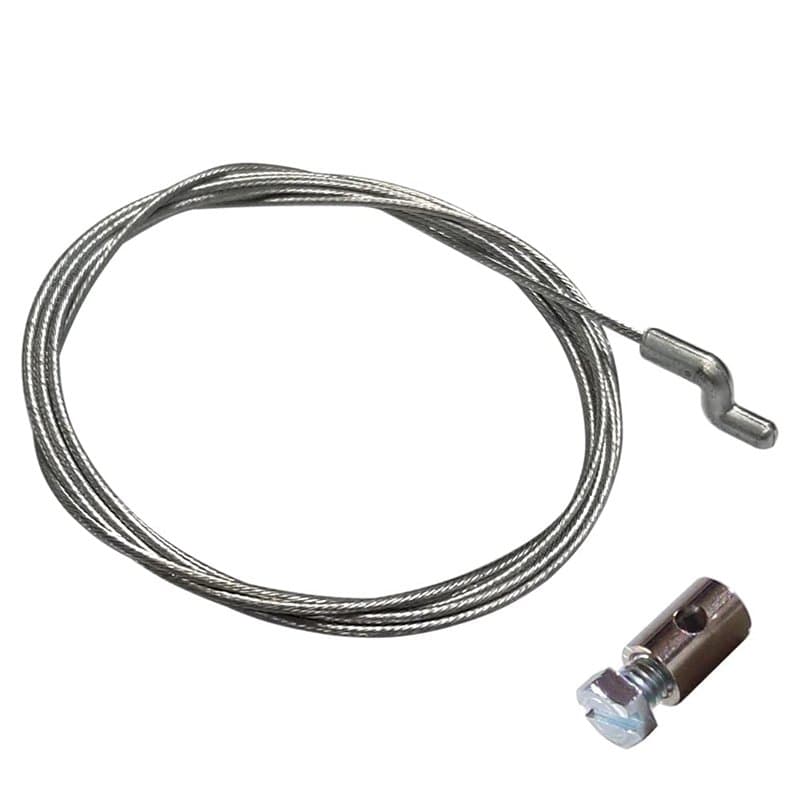 cyclingcolors Câble d'accélérateur tondeuse avec serre-câble 6x9mm kit réparation embout motoculture