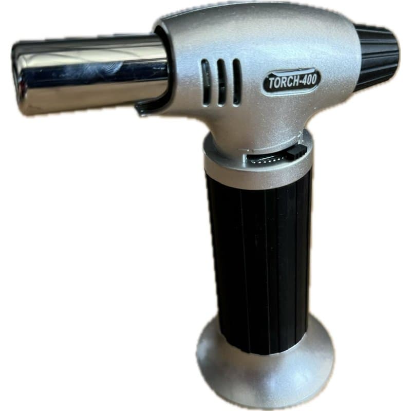 Chalumeau de cuisine TORCH 400, acier inoxydable, inclinable, pour camping et extérieur