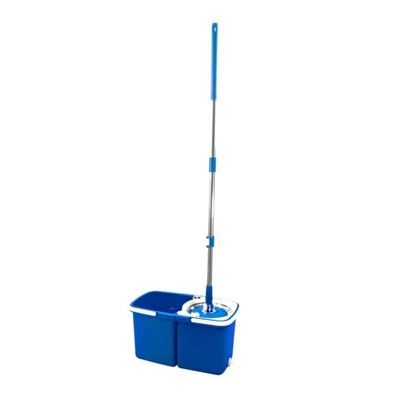 FACILITYS Balai Magique Microfibre, Nettoyage Sol Facile et Rapide, Seau Double Bac