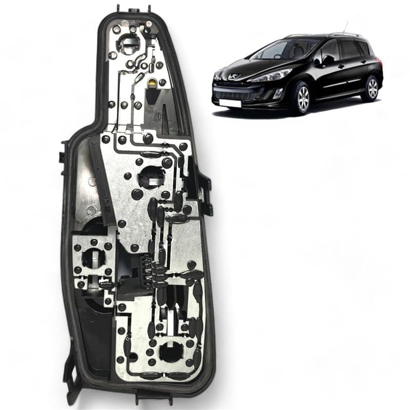 Platine de Feu Arrière Gauche - Porte Ampoule côté conducteur pour Peugeot 308 Break SW Phase 1 2007-2015 OEM 6350KW