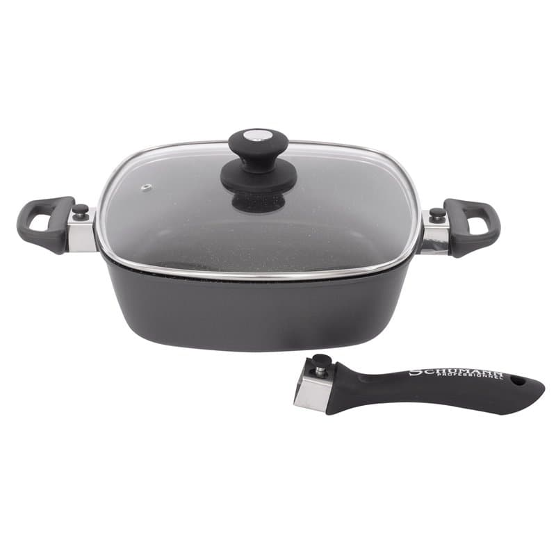 Schumann Professionnel SSE2302800 Moove Lot de 5 Pièces Sauteuse/Sautoir Revêtement/Fonte d'Aluminium Beige 28 x 28 x 8 cm