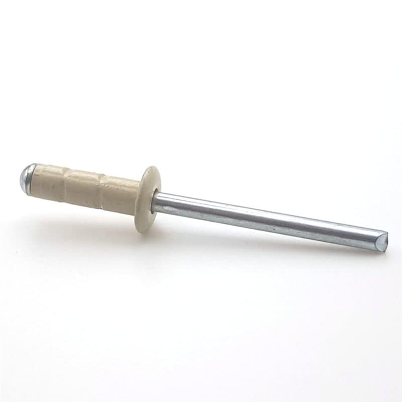 RIVETS AVEUGLE 4,8X15 MM RAL 1015 ivoire clair DIN 7337A ALU PAR 100