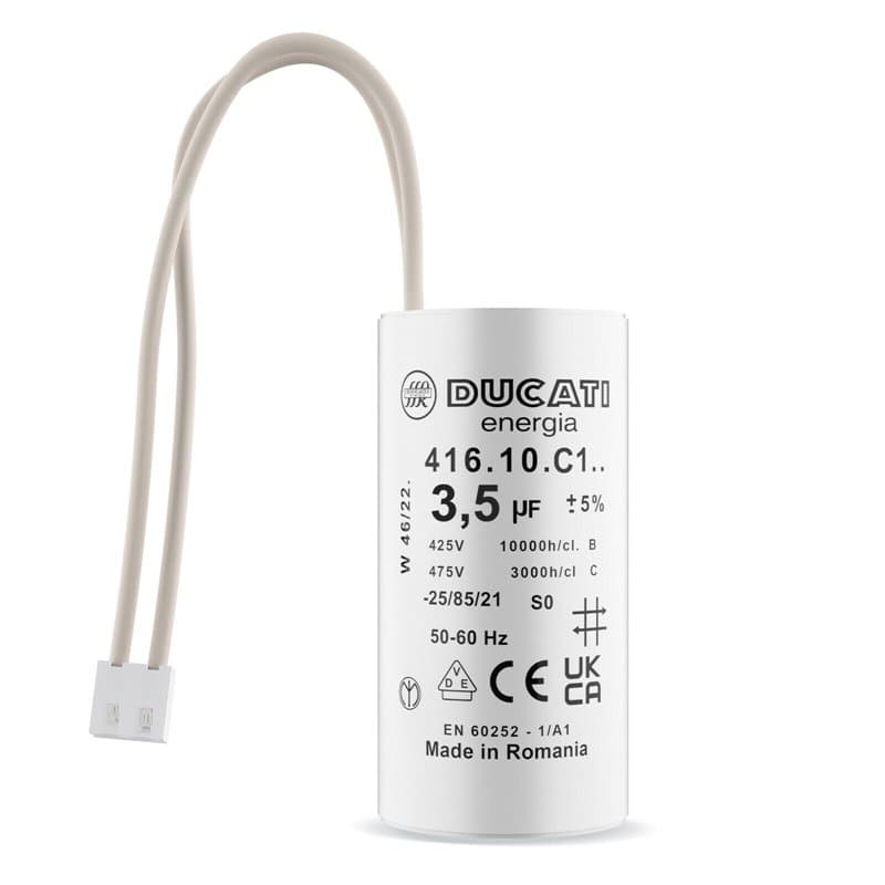 Condensateur 3,5 uF Moteur Volet Roulant BUBENDORFF - Condensateur avec Connecteur JST pour Réparation Pro de Volet Roulant - Ha