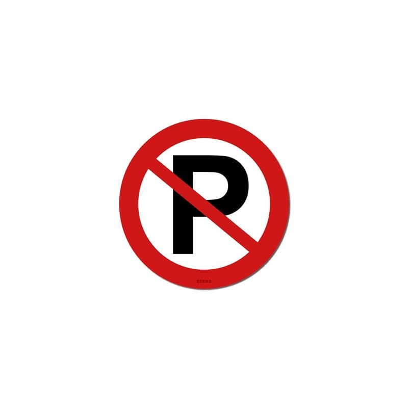 Autocollants Stationnement Interdit - Lot de 25 Stickers Ultra-Adhésifs et Résistants