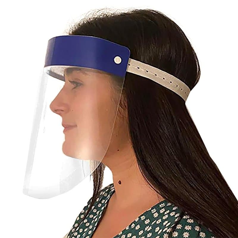 PROTEC&CO Visière Ecran Facial de Protection Pour Visage Transparente Adultes et Enfants