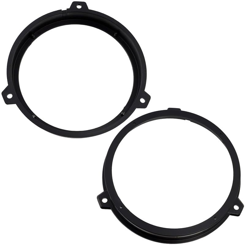 AERZETIX - C11599 - Lot de 2 Adaptateurs/Supports pour Haut-parleurs de Voiture Ø165 mm - côté de Montage portière arrière - Com