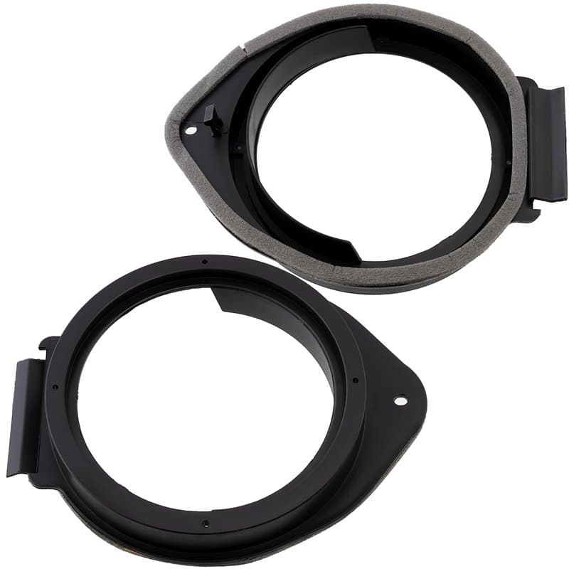 AERZETIX - C16609 - Lot de 2 Adaptateurs/Supports pour Haut-parleurs de Voiture Ø165 mm - côté de Montage portière Avant/arrière