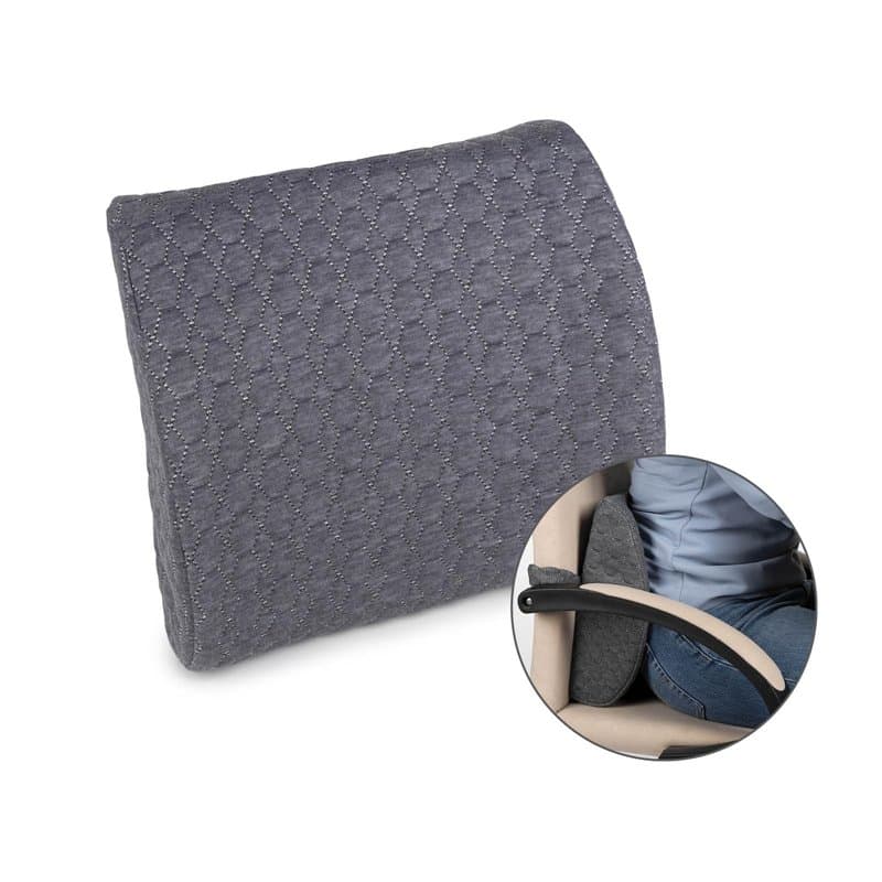 Vitapur Coussin lombaire ergonomique - Soutien dorsal en mousse à mémoire de forme pour chaise de bureau, siège auto, fauteuil r