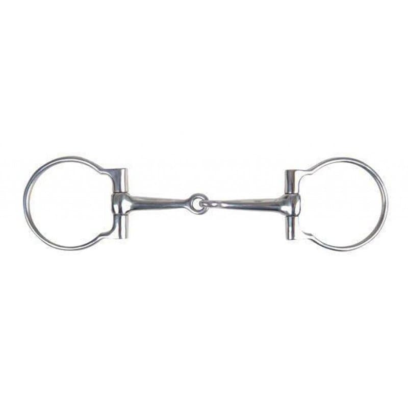 HKM Sports Equipement Western Anneau en D Snaffle Simple cassé 125 mm