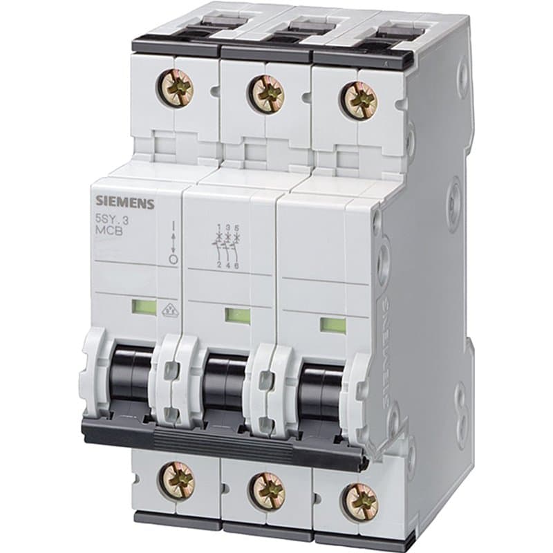 Siemens 5sy6 – Interrupteur automatique 70 6 kA curva-c 3 pôles 10 A