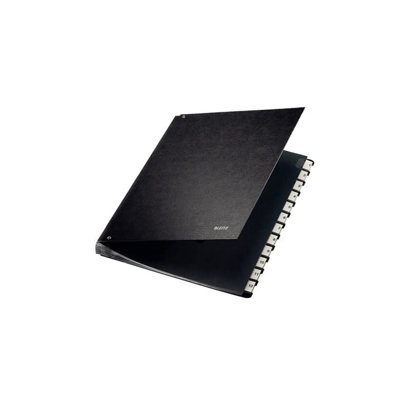 Leitz 58120195 Classeur-trieur Nombre de compartiments 12 Noir