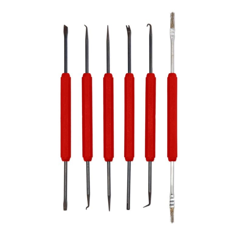 Weller WLACCSAK-02EU Kit D'aide A La Soudure Avec 6 Outils Double Face Pour Une Utilisation Multifonctionnelle