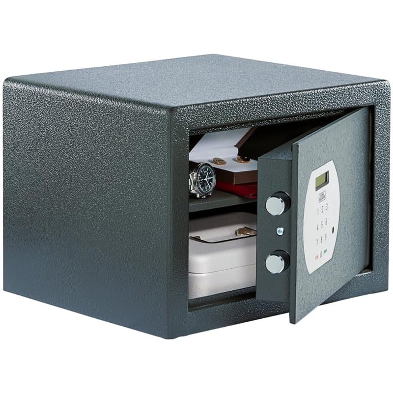 Burg-WÄCHTER Pure-Safe PS 120 E Coffre-fort avec serrure à combinaison électronique et fixation murale et au sol Anthracite 20,6