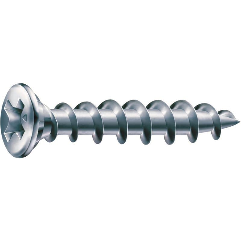 Spax 1411010400205 wh-107 KS fenêtre de la construction Vis, 4.0 mm x 20 mm PH2, argent (Lot de 1000)