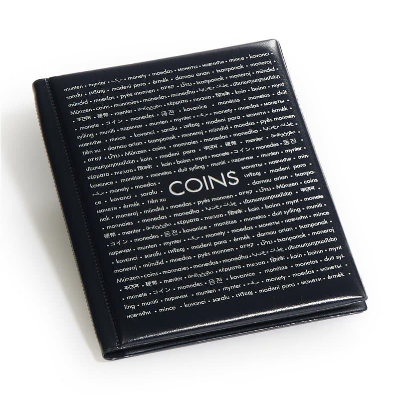 Leuchtturm Album de poche avec 8 Feuilles Numismatiques pour chacune 12 pièces, bleu