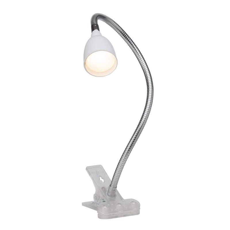 BRILLIANT lampe Anthony LED clip lumière fer/blanc | 1x LED 2,4 W intégrée, (200lm, 3000K) | Échelle A ++ à E | Avec interrupteu