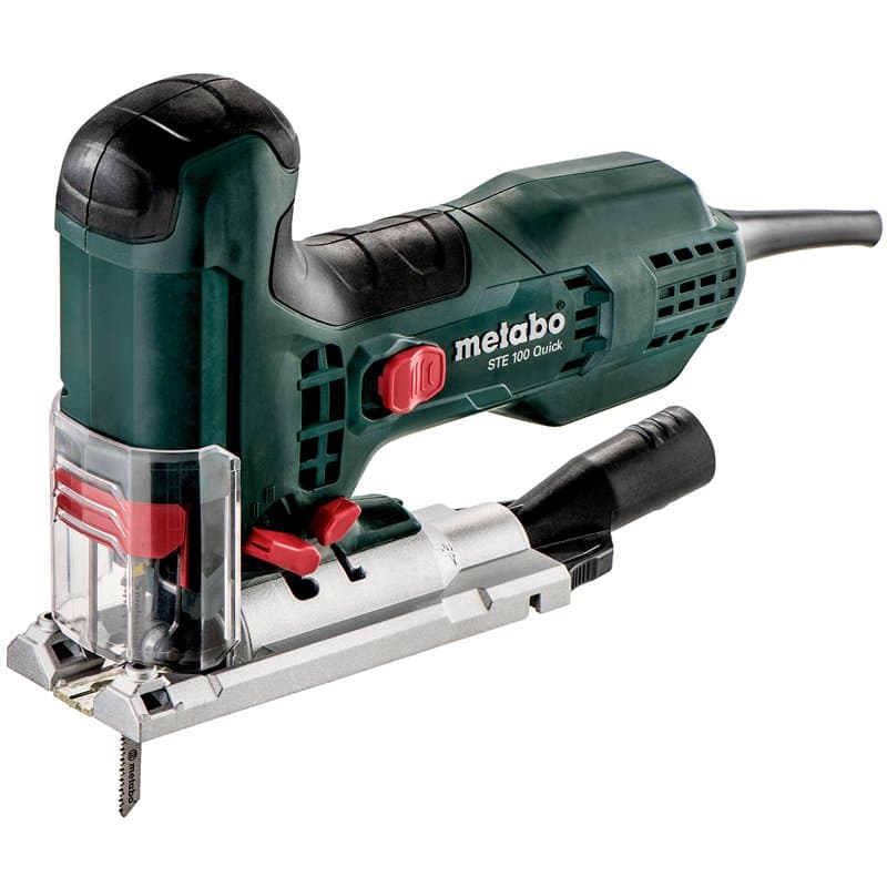 Metabo scie sauteuse STE 100 Quick – 601100500 – Sciage précis et adapté aux matériaux grâce à la vitesse variable, au mouvement
