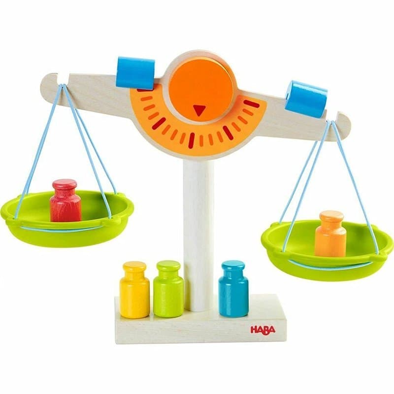 HABA - Balance de marchande - Jeux pour enfant - Mesurer des poids