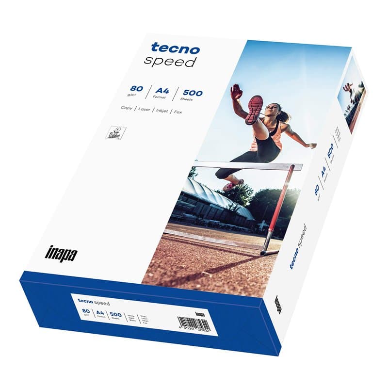 TECNO SPEED, papier reprographique, blanc, 80g, A4, ramette de 500 feuilles