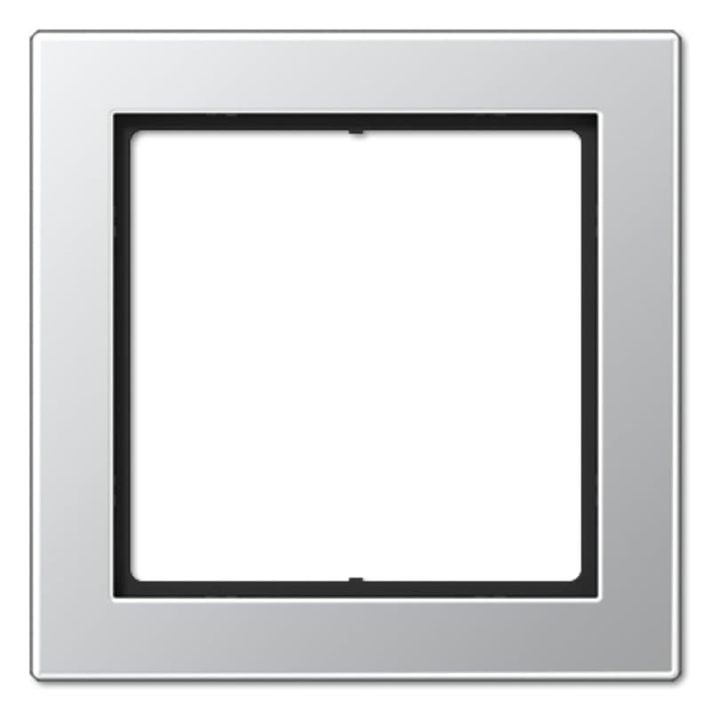 JUNG FDAL2981 Cadre, Finitions métalliques, Aluminium, Simple, 96 x 96 x 6,3 mm