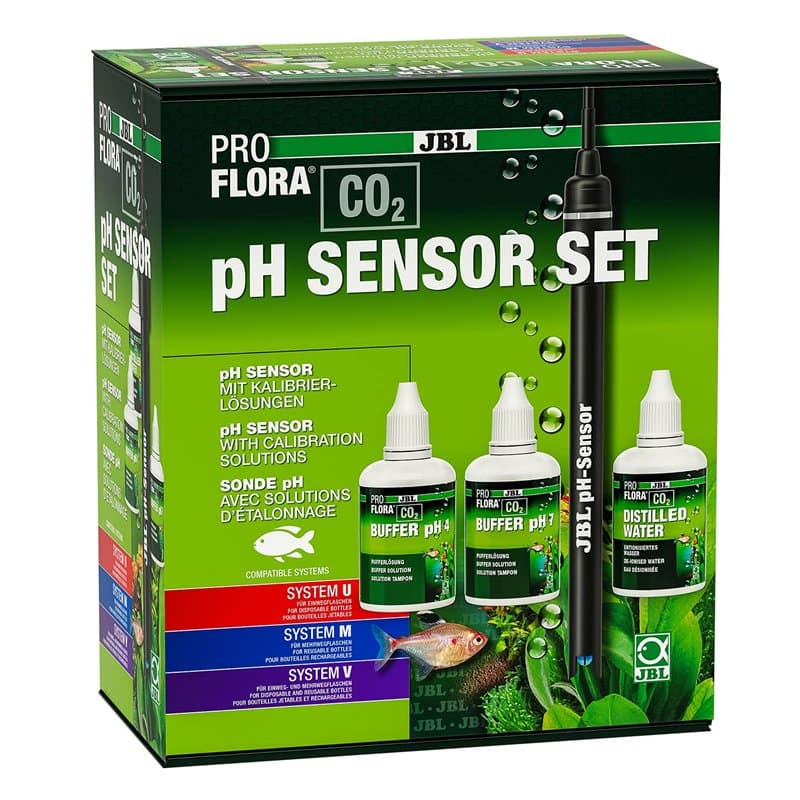 JBL PROFLORA CO2 pH SENSOR SET, Système d'Electrodes de pH avec Connexion BNC, inclus le Liquide d'étalonnage et d'autres Access