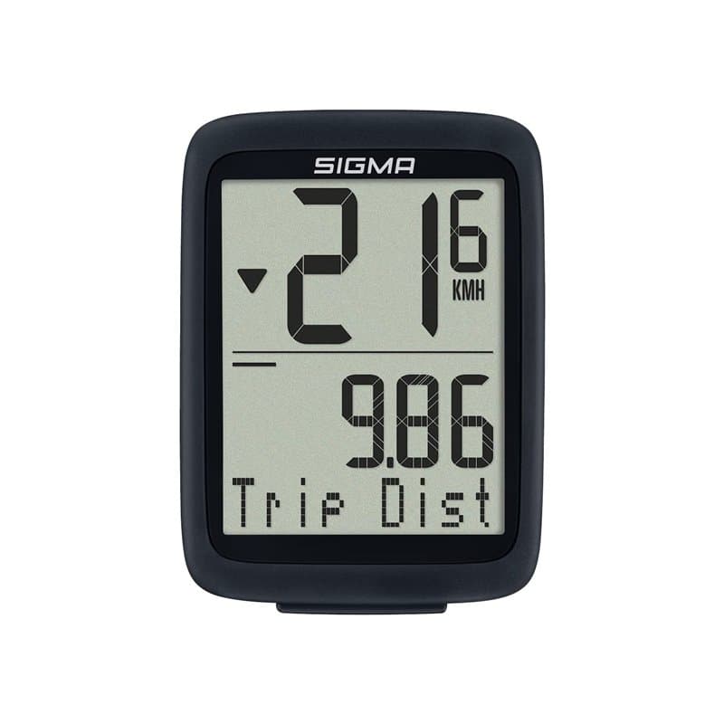 Sigma BC 8.0 WR| Compteur de vélo avec 8 Fonctions | Compteur de vélo avec câble | Compteur de vélo étanche Facile à Utiliser av