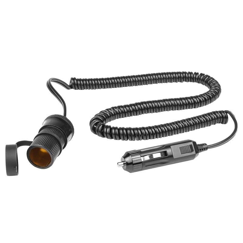 Eufab Câble rallonge 12V / 10A, Longueur : 3 m Charge de Courant Max=10 A Convient pour Allume-Cigare