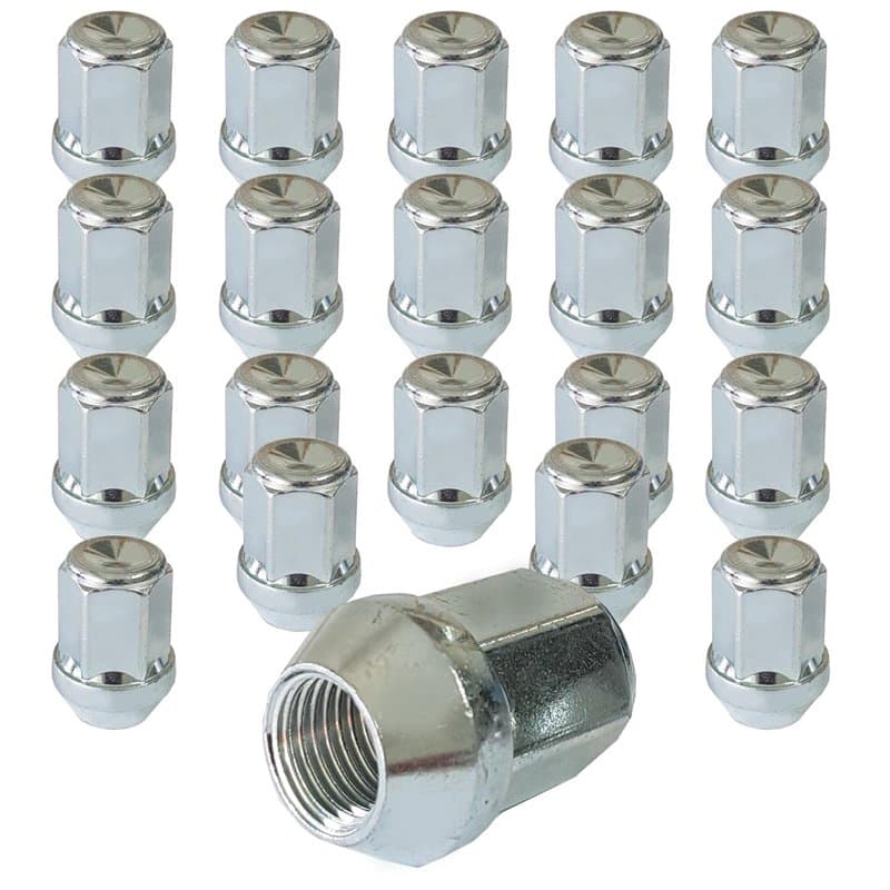 20 écrou de roue M14x1.5 60° col conique fermé HEX 19mm compatible avec Chrysler, Ford, Land Rover, Opel