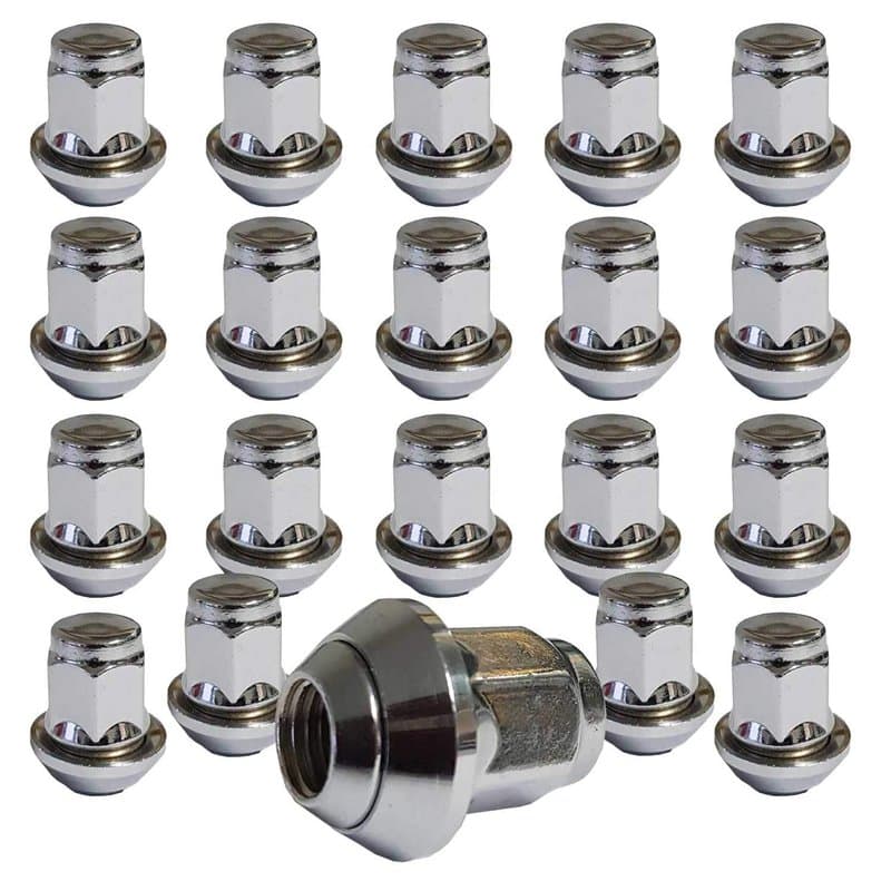 20 écrous de roue pour jantes aluminium d'origine Ford à collerette conique jantes alliage léger M12 x 1,5