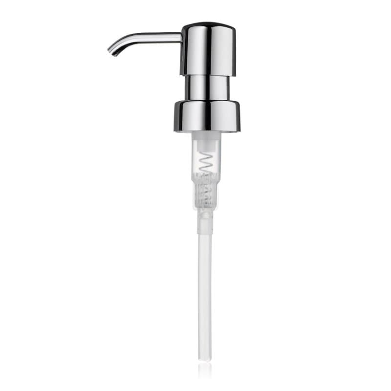 Kela 20634 Pompe pour Distributeur de Savon Liquide, Plastique Chromé, 6,5x10,5 cm, Argent