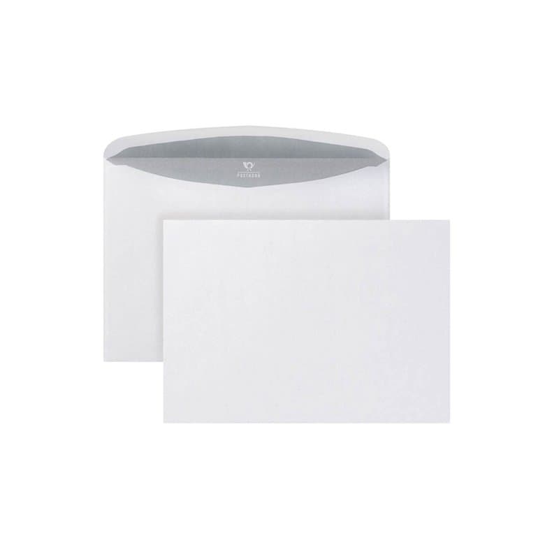 Cor postal Velox 01540148 Enveloppe Ier Housse de gommé, Coupe trapèze, C5, 162 x 229 mm, 80 g ISK Blanc Lot de 500