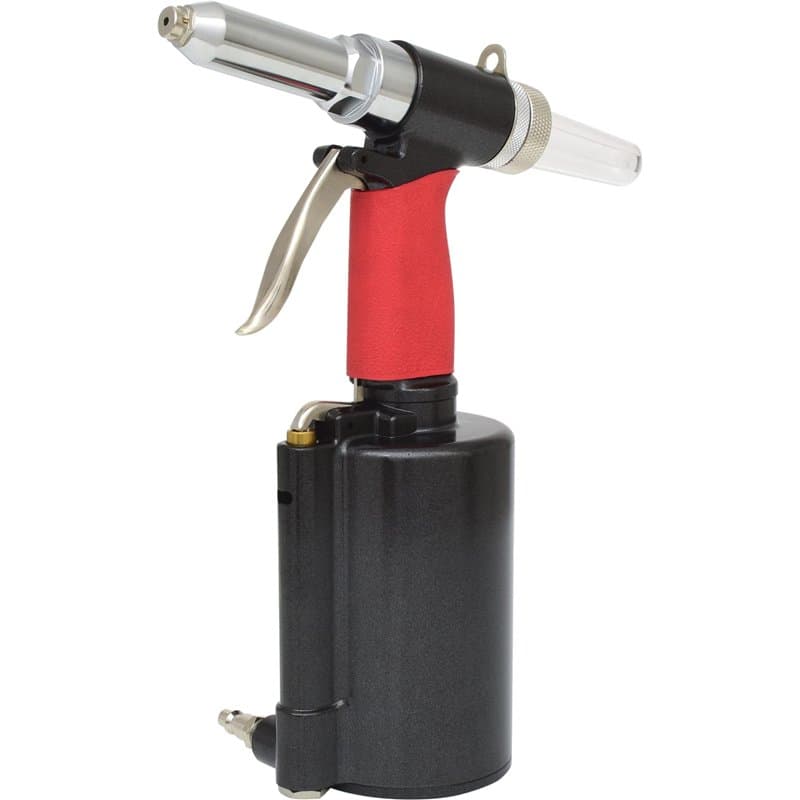KS Tools - 515.3101 - Riveteuse pneumatique 2,4 à 6,4 mm - Design ergonomique pour un travail à une main - Boîtier robuste en al