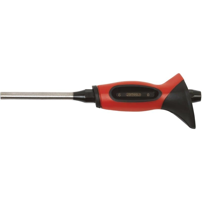 KS Tools 156.0212 Chasse goupille bruni KS octogonal, 3 mm -Longueur 150 mm