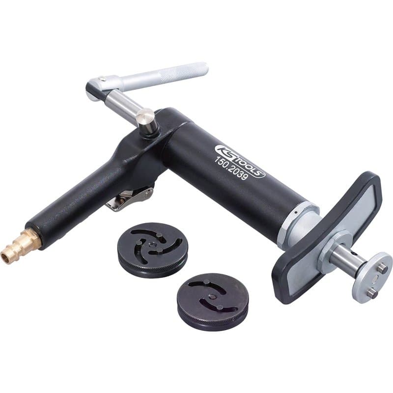 KS TOOLS 150.1925 - Repousse Piston Pneumatique avec Coupelles Universelles - Frein Pneumatique Droite et Gauche - Adaptateur Un