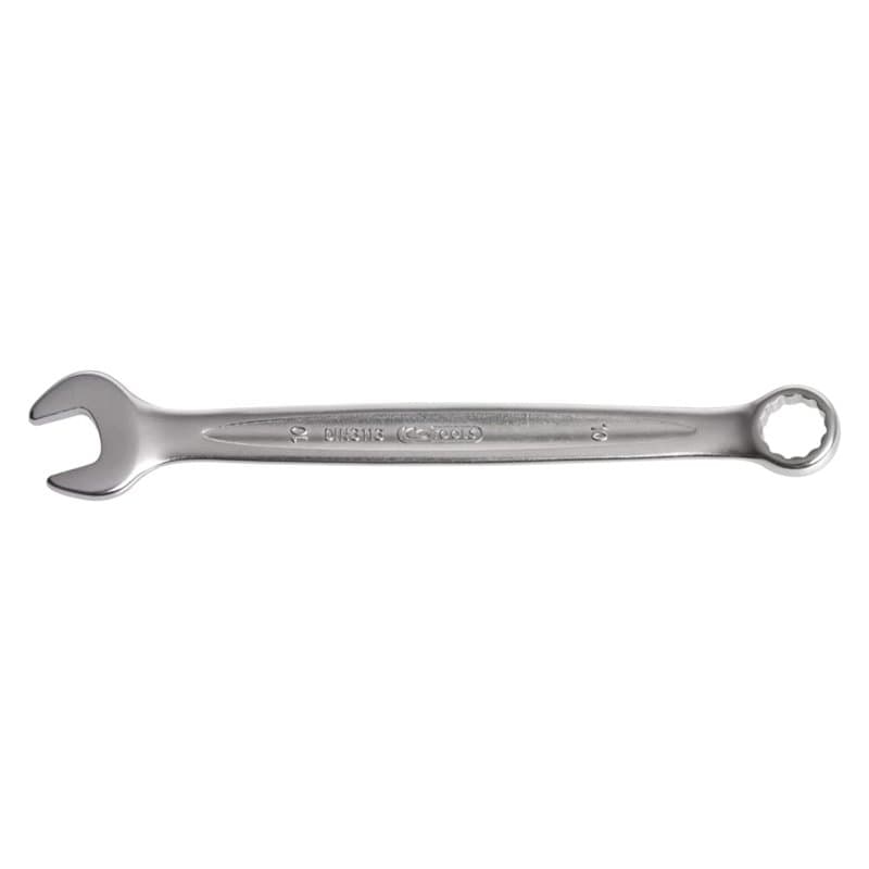 KS TOOLS - 922.0024 - Clé mixte Ultimate - clé plate 24 mm - Finition satinée - clé plate à cliquet en chrome vanadium - Angle d