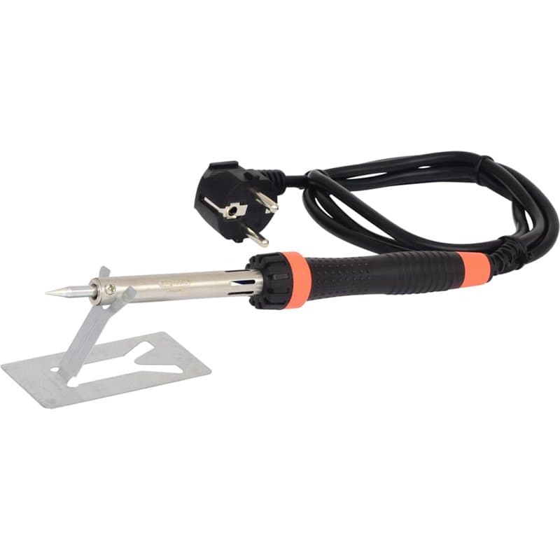 KS Tools 960.1130 Fer à souder avec support, 60 W, Rouge/noir