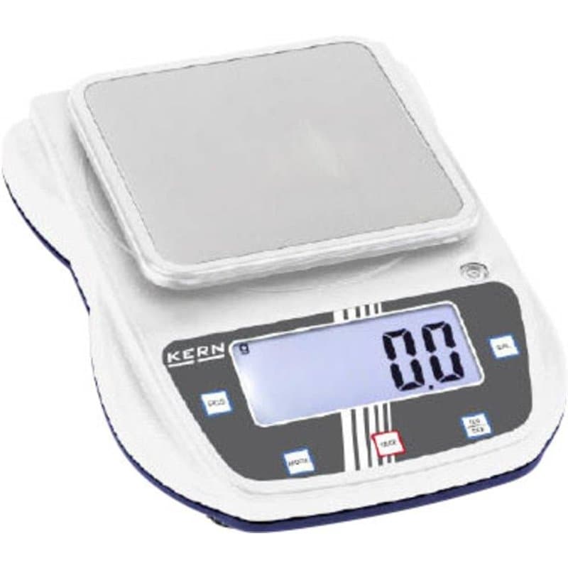 Kern EHA 3000-1 - Balance de précision avec plateau en inox robuste, Modèle polyvalent compact pour les laboratoires, l’industri