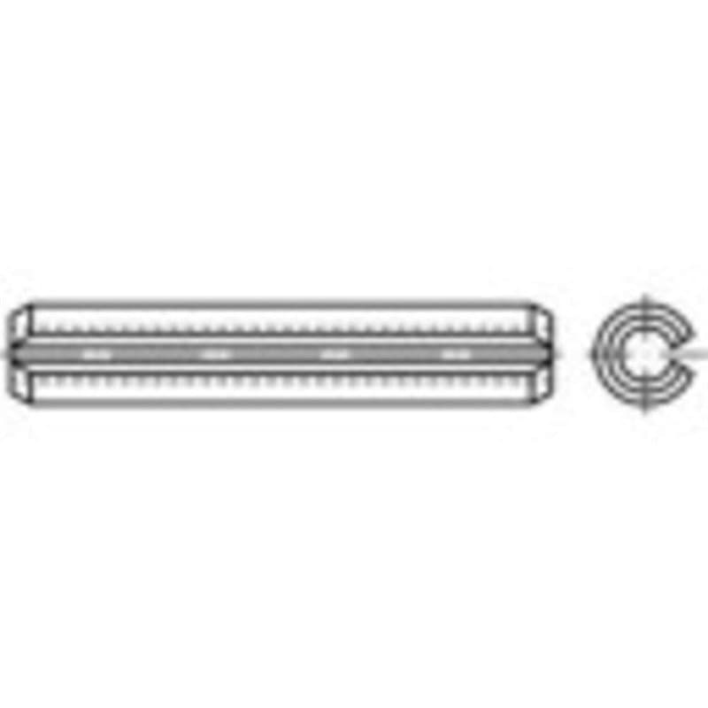 TOOLCRAFT 1068869 Goupilles (Ø x L) 1.5 mm x 10 mm Acier Inoxydable 100 pc(s)