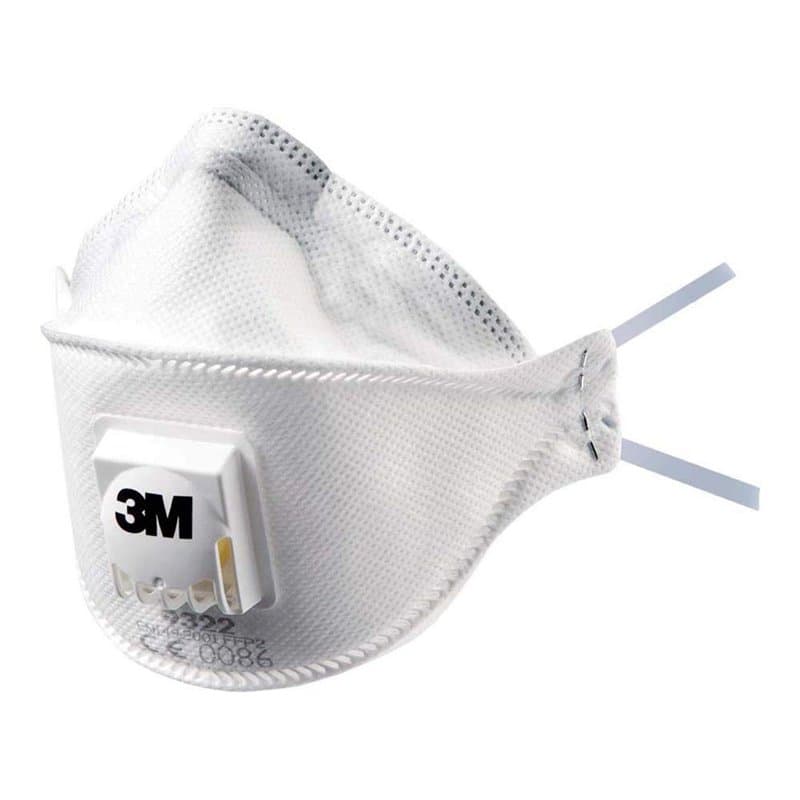 3M Masque protection pour matériaux isolants et bois durs 3M Aura 9332+, FFP3, avec soupape, 10/PK