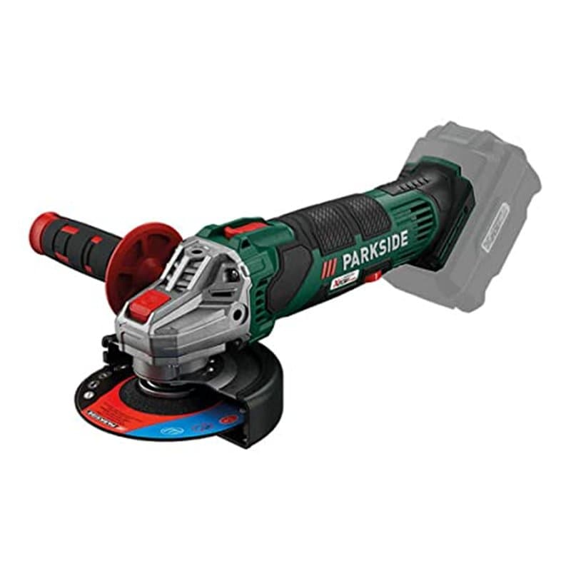 Parkside PWSA 20-Li C3 Meuleuse d'angle sans fil 20 V - Pour meuler et couper avec précision tous les matériaux - Appareil seul