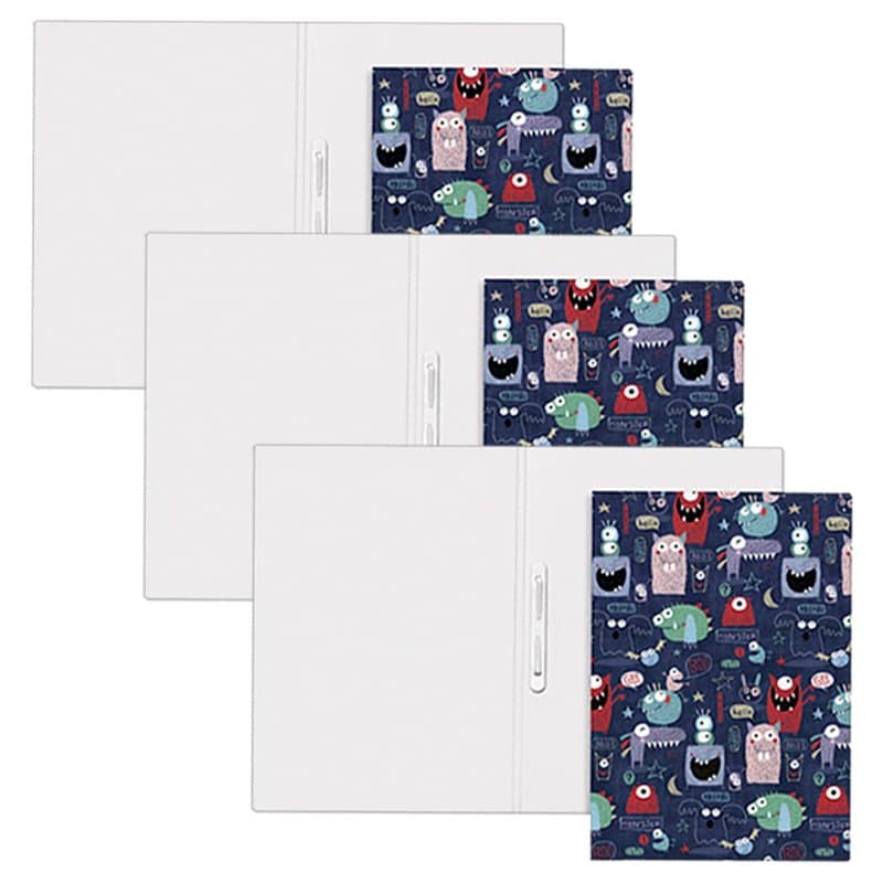 Veloflex 10057017-3 - Dossier de classement Monster DIN A4, 3 pièces, Dossier scolaire en carton, Chemise
