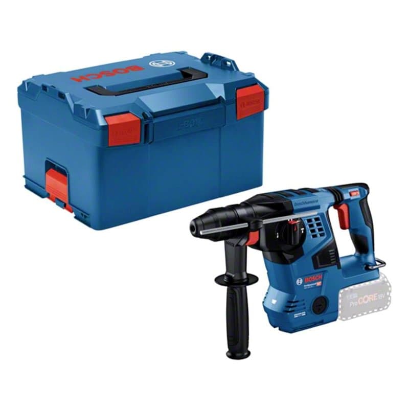 Bosch Professional Marteau rotatif sans fil 18 V GBH 18 V-28 C (avec SDS Plus, énergie d'impact 3,3 J, contrôle des vibrations,