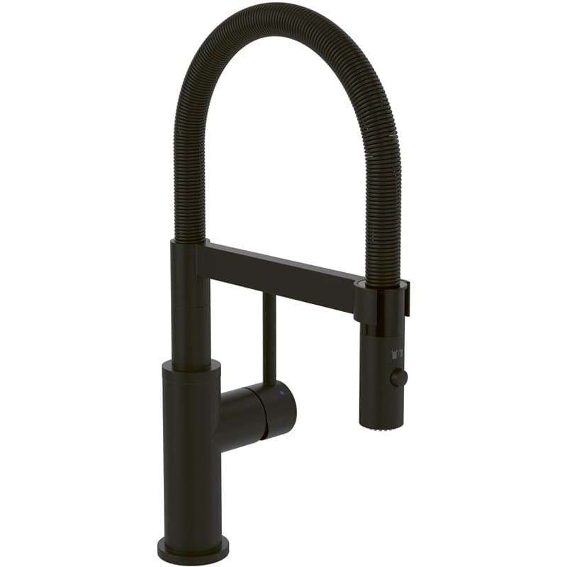 Robinetterie Villeroy & Boch Steel Expert Compact, haute pression, robinet avec fonction de commutation et bec pivotant, robinet