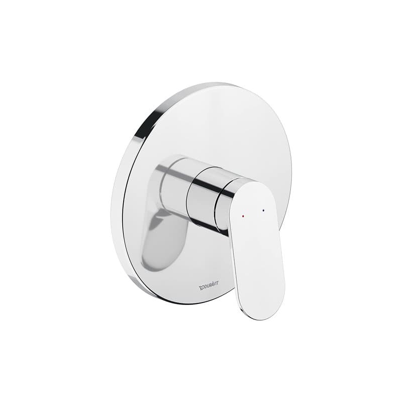 Duravit Wave Mitigeur de douche encastré pour 1 consommateur avec robinet inverse, mitigeur de douche monocommande avec système