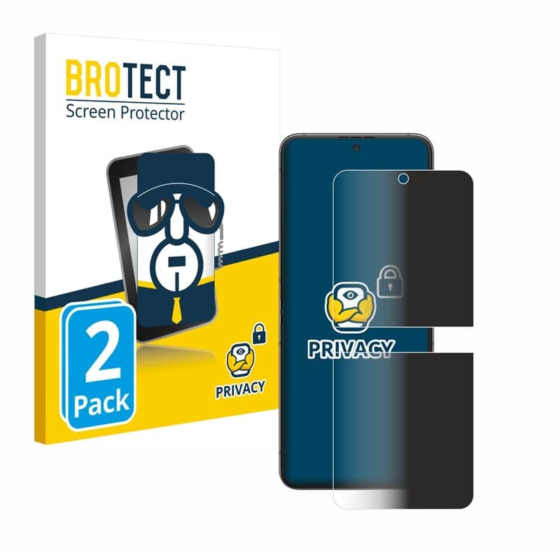 brotect (2 Pièces Protection Anti-Espion pour Samsung Galaxy Z Flip 5 [Anti-Spy, Privacy Film, Écran de Confidentialité, filtre