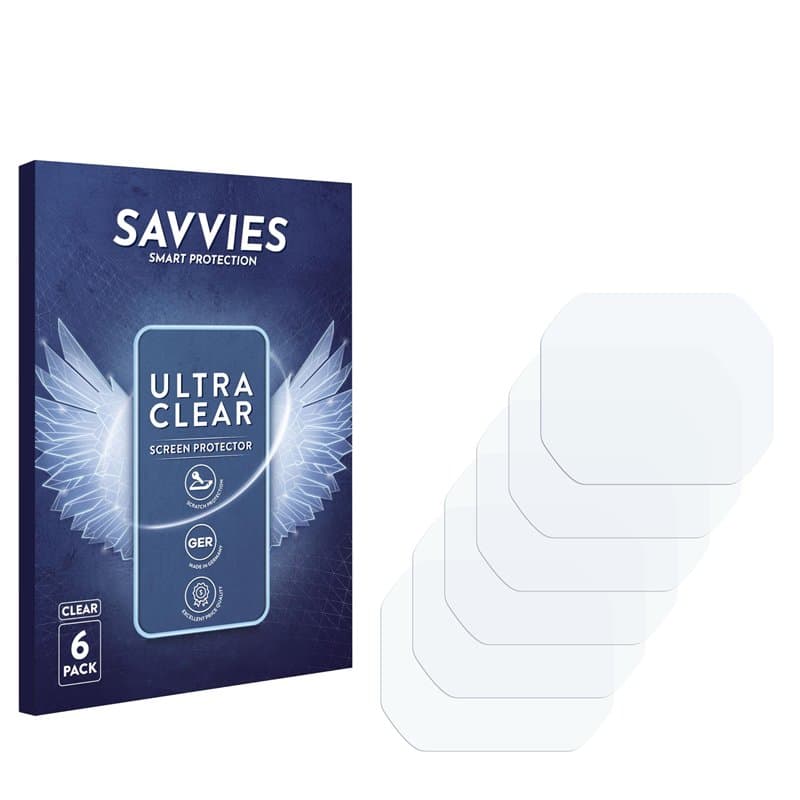 savvies Protection Ecran pour Casio G-Shock GW-B5600BC-1B (6 Pièces) - Film Protection Ultra Clair